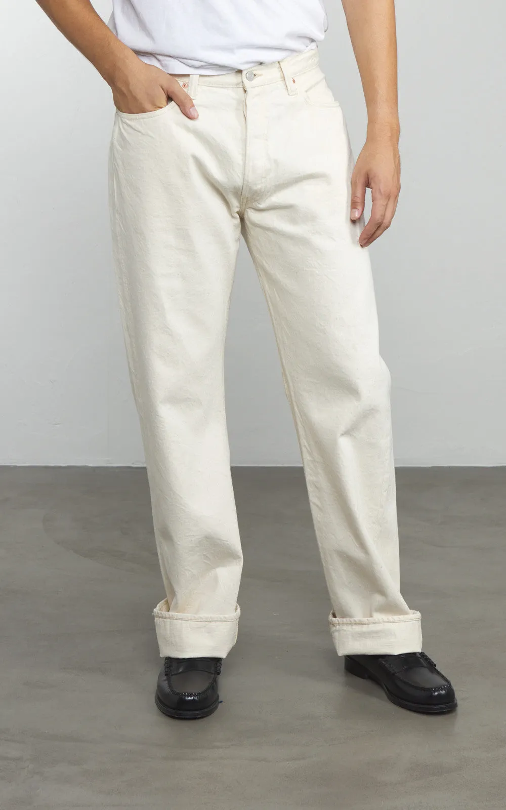 Fullcount 0105EC Wide Ecru Selvedge Denim Ecru 13.7oz sold by Cultizm product image thumbnail 2