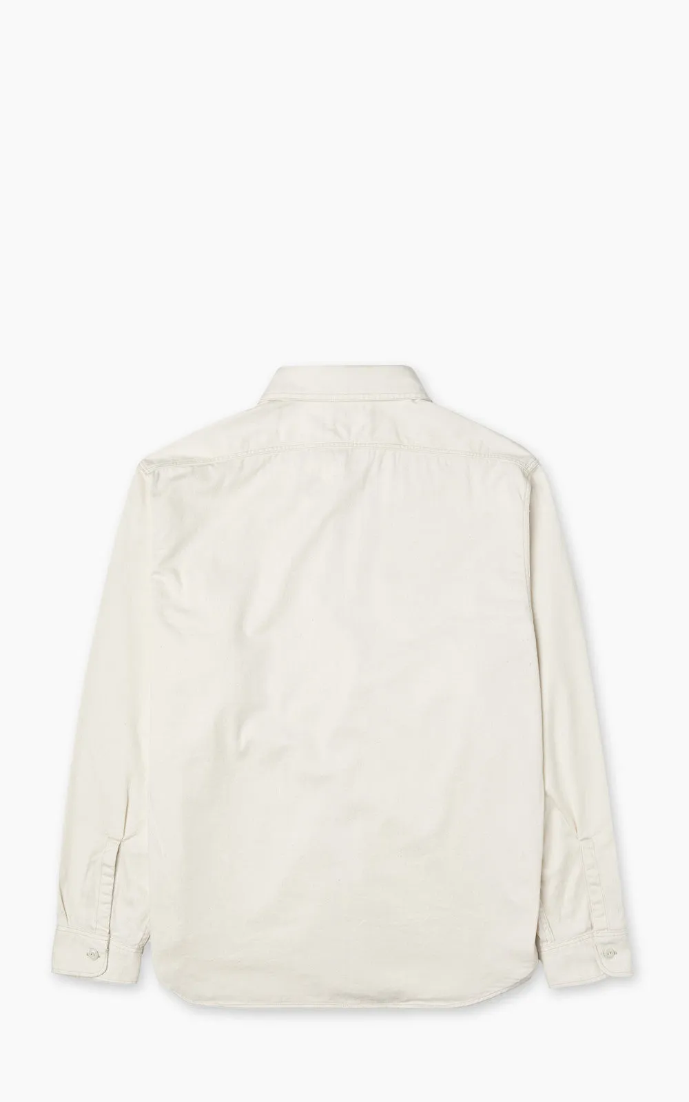 Fullcount 4087-2 Twill Work Shirt Ecru sold by Cultizm product image thumbnail 3