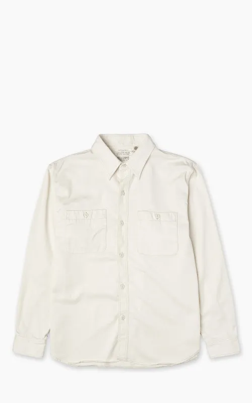 Fullcount 4087-2 Twill Work Shirt Ecru sold by Cultizm