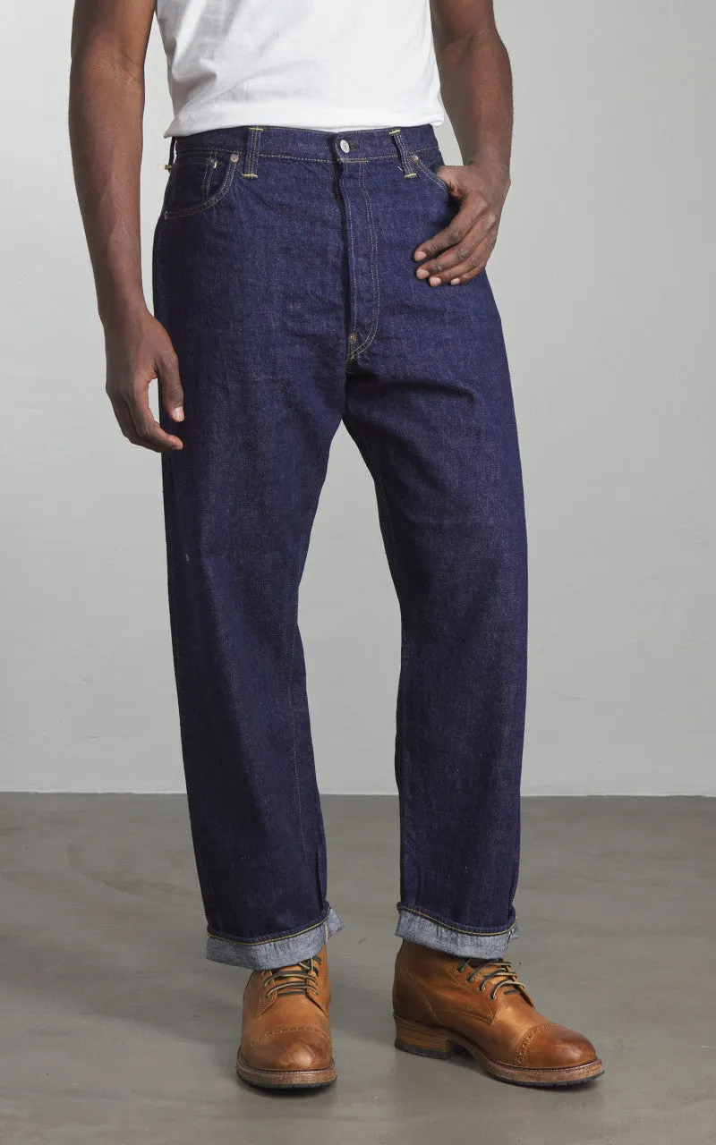 Orslow 101 Grand Dads Fit Denim Pants Blue One Wash sold by Cultizm product image thumbnail 4