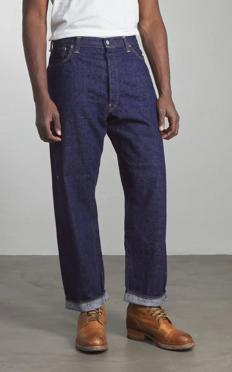 Orslow 101 Grand Dads Fit Denim Pants Blue One Wash sold by Cultizm product image thumbnail 2