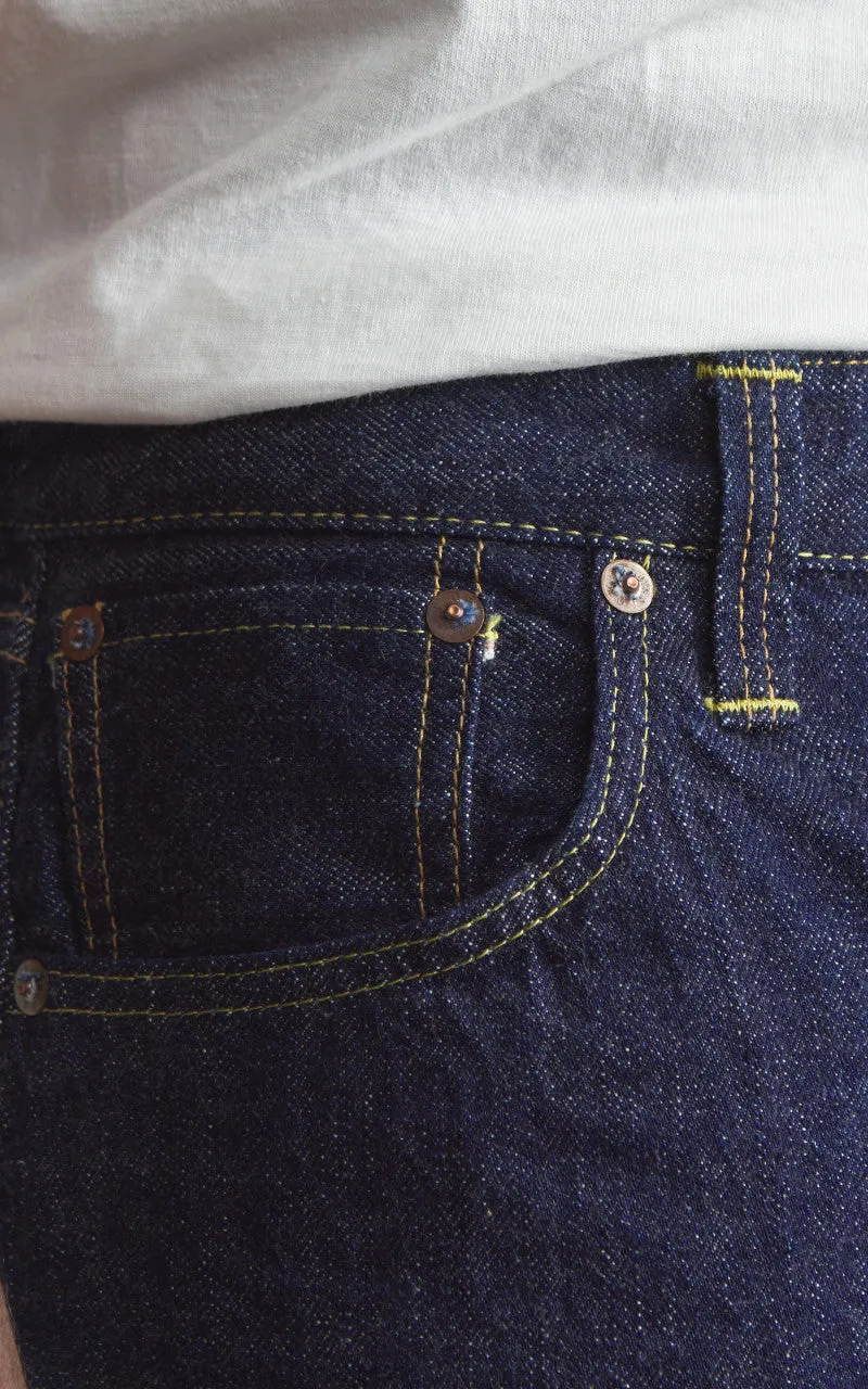 Orslow 101 Grand Dads Fit Denim Pants Blue One Wash sold by Cultizm product image thumbnail 5