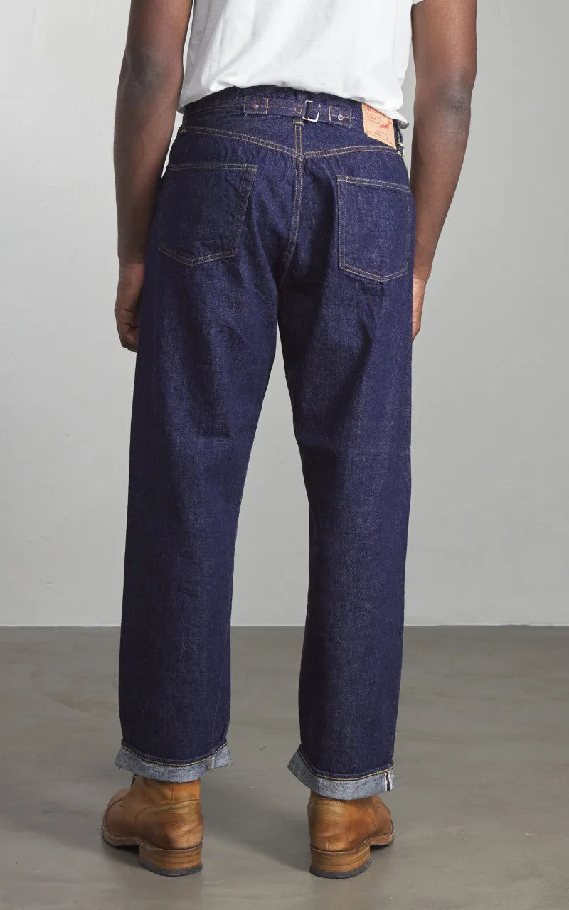 Orslow 101 Grand Dads Fit Denim Pants Blue One Wash sold by Cultizm product image thumbnail 3