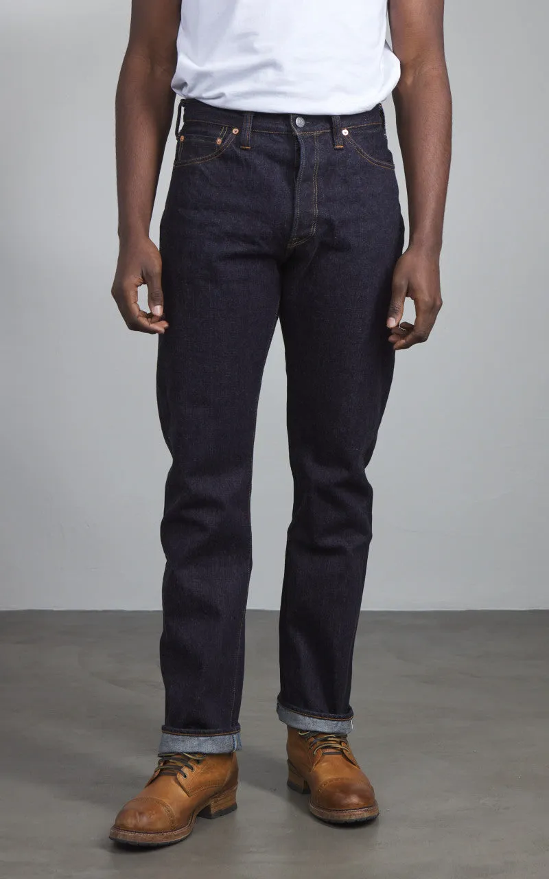 The Flat Head FN-8004 Wide Tapered Jeans Selvedge Indigo 18oz sold by Cultizm product image thumbnail 3