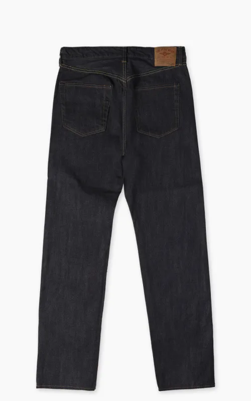 The Flat Head FN-D112 Wide Tapered Jeans Selvedge Indigo 14.5oz sold by Cultizm