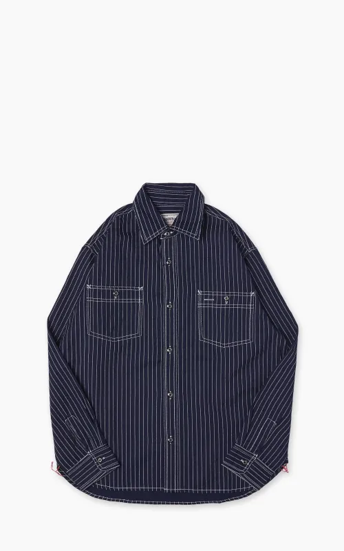 Houston Indigo Wabash Work Shirt One Wash Indigo sold by Cultizm