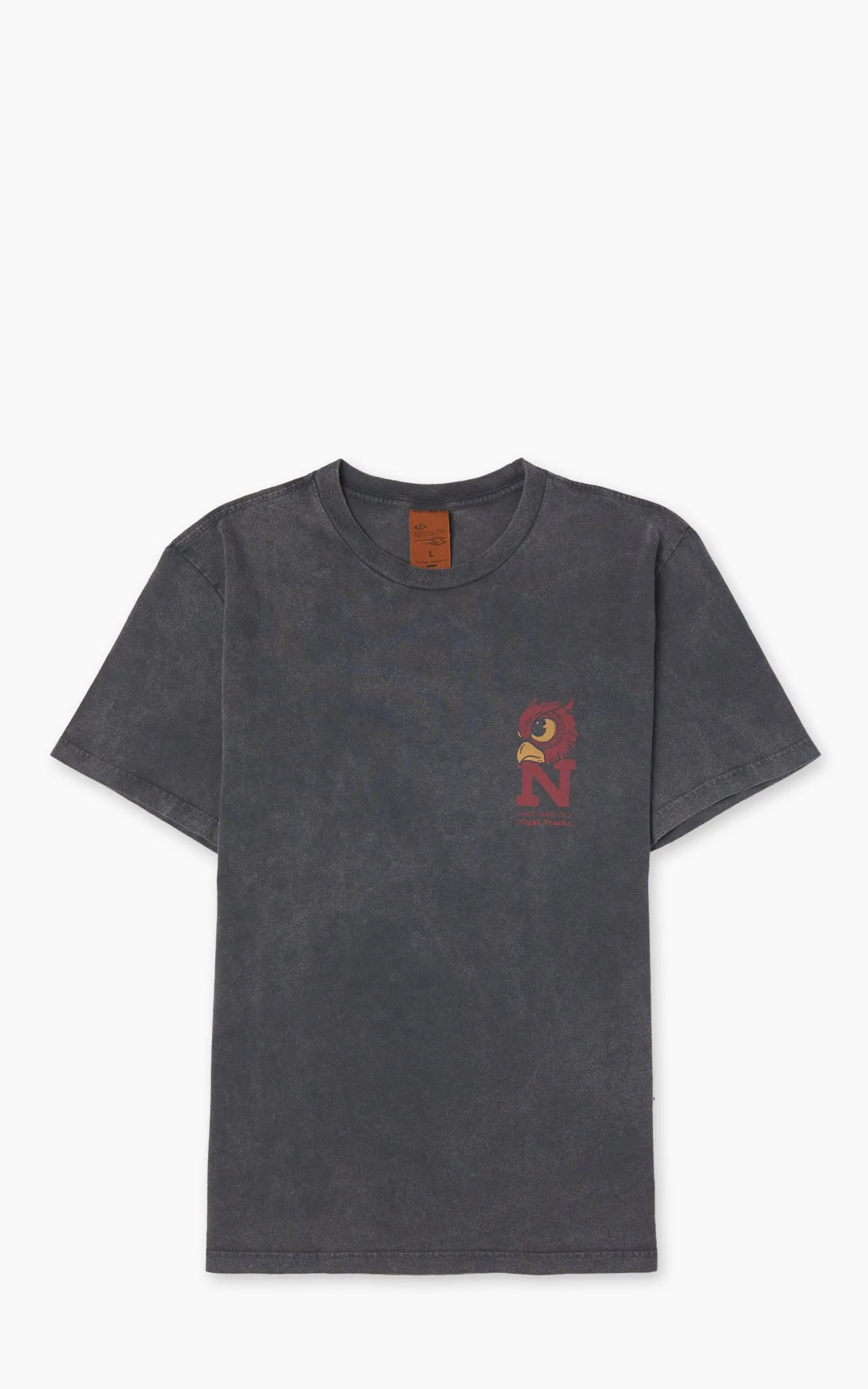 Nudie Jeans Roy Night Tracks T-Shirt Antracite sold by Cultizm
