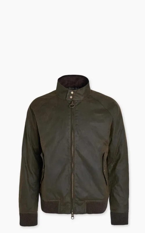 Barbour x Baracuta Porton Wax Jacket Olive sold by Cultizm