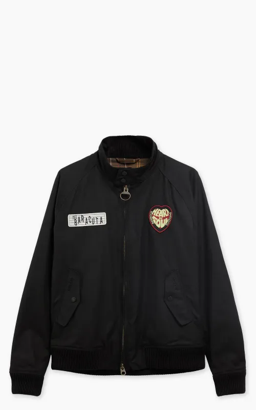 Barbour x Baracuta Badged Porton Wax Jacket Black sold by Cultizm