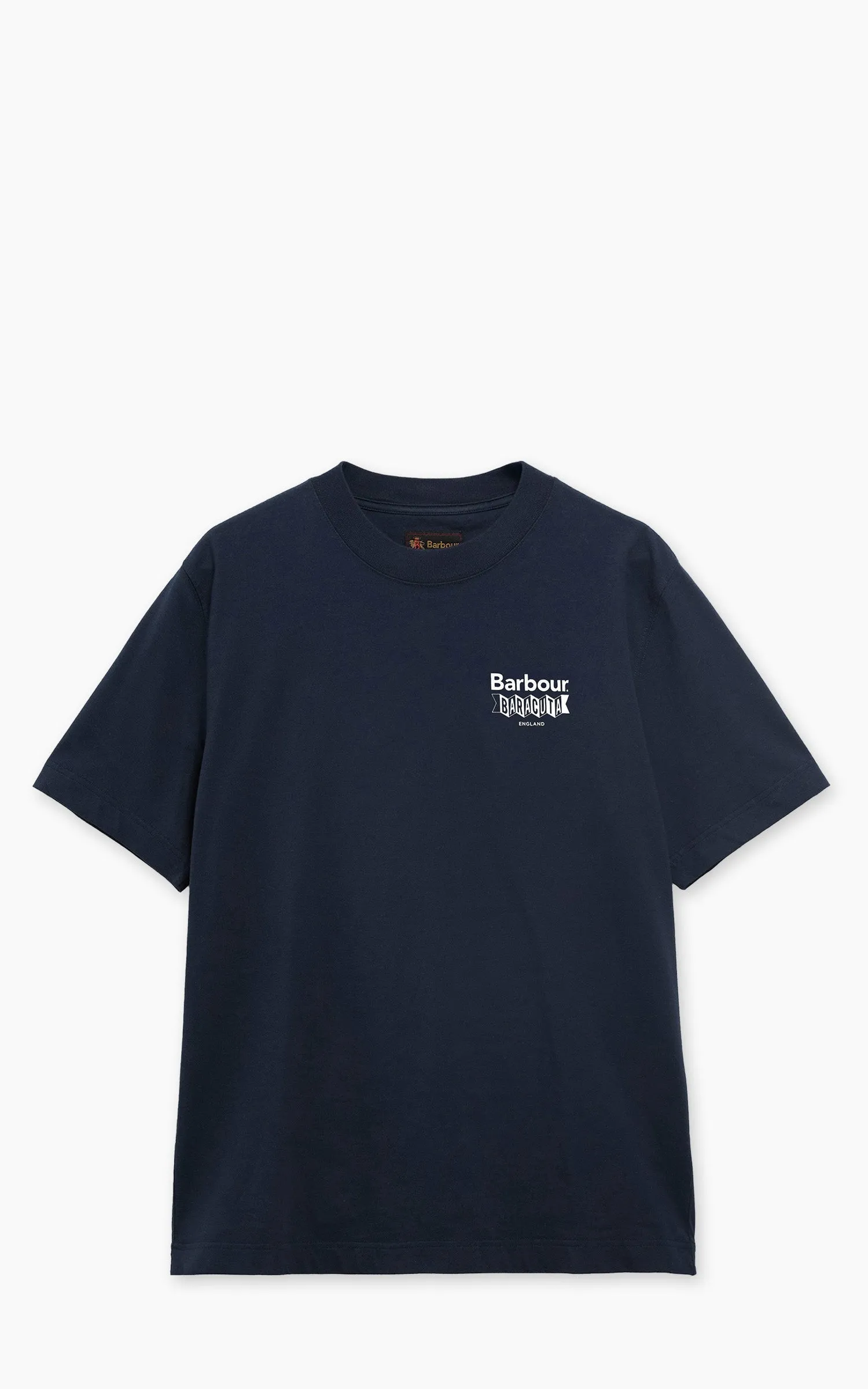 Barbour x Baracuta T-Shirt All Nighter Oversized Navy sold by Cultizm