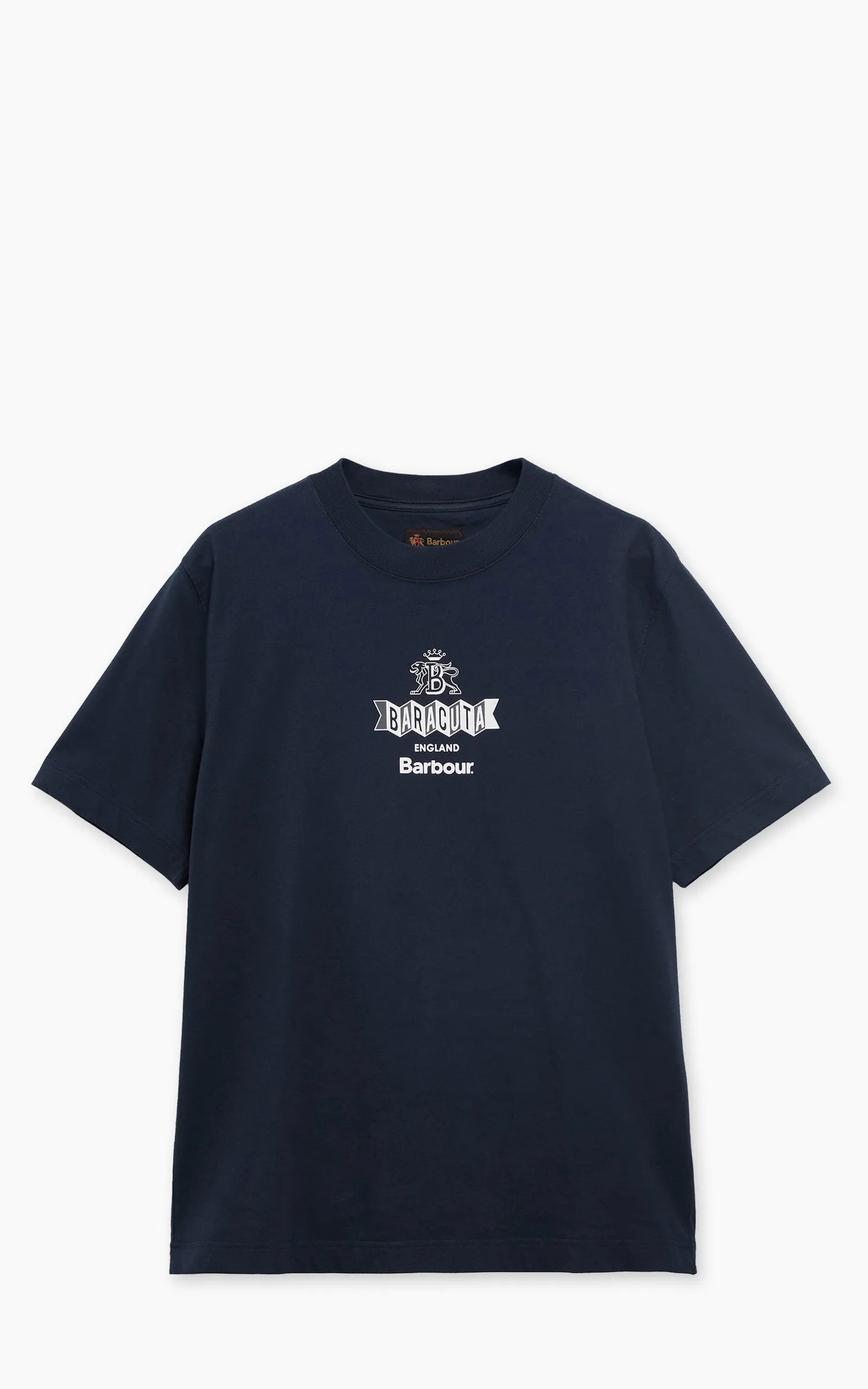 Barbour x Baracuta T-Shirt Vinyl Oversized Navy sold by Cultizm