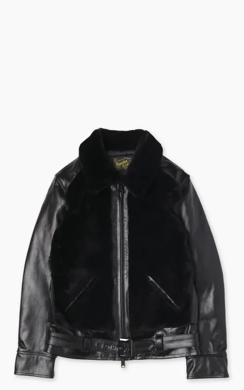 Houston Mouton Grizzly Jacket Black sold by Cultizm