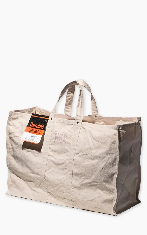 Puebco Labour Tote Bag Large Off White sold by Cultizm