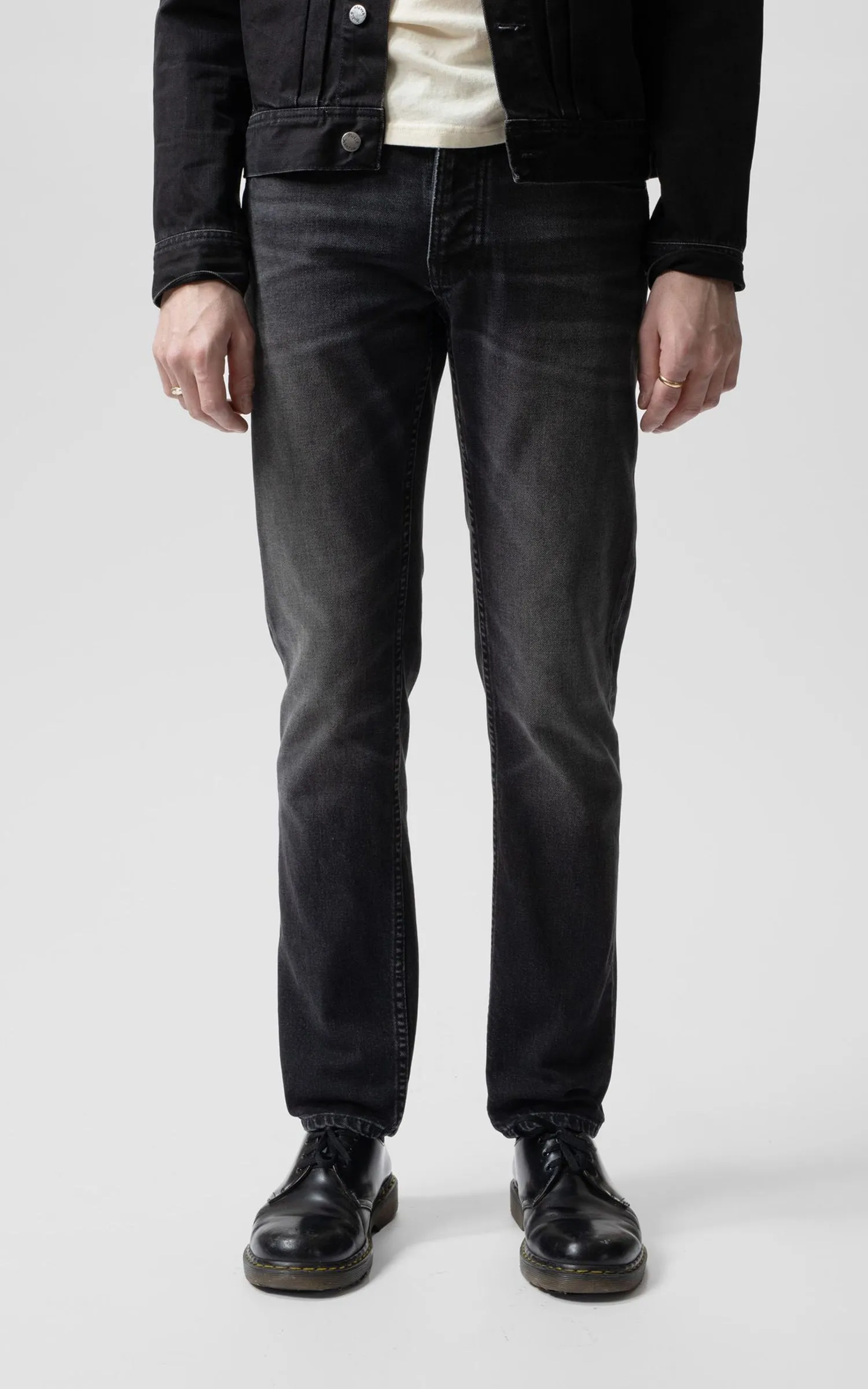 Nudie Jeans Solid Ollie Black Force sold by Cultizm product image thumbnail 2