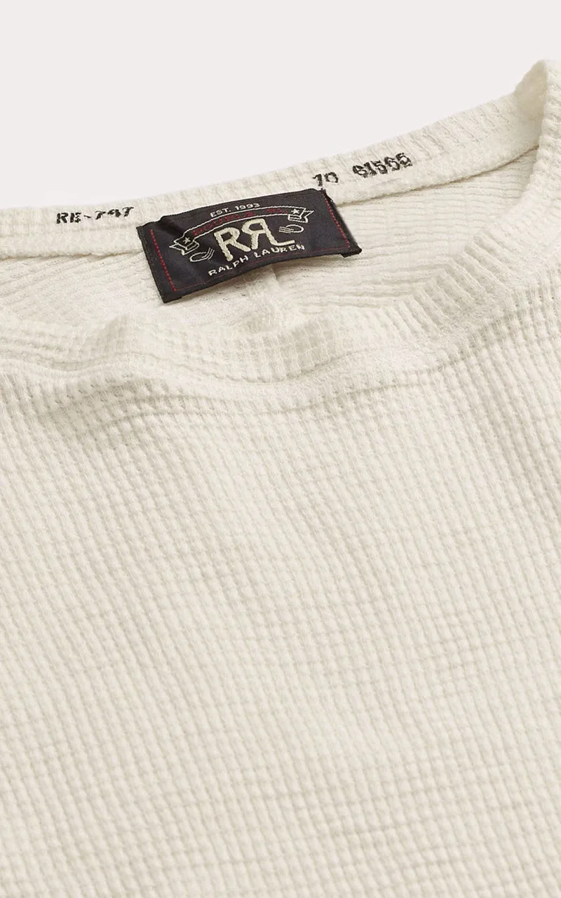RRL Textured Crewneck Paper White sold by Cultizm product image thumbnail 4