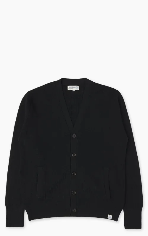 Merz b. Schwanen MWCDG01 Cardigan Deep Black sold by Cultizm