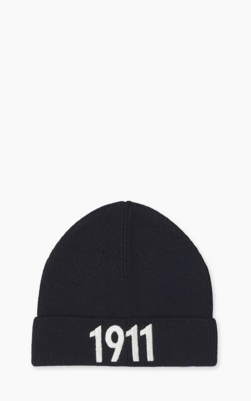 Merz b. Schwanen TRMWBN04 Merino Beanie Dark Navy sold by Cultizm