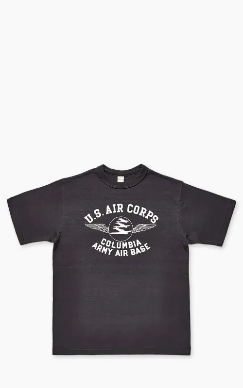 Warehouse & Co. Lot 4601 Columbia Army Air Base T-Shirt Sumi Black sold by Cultizm