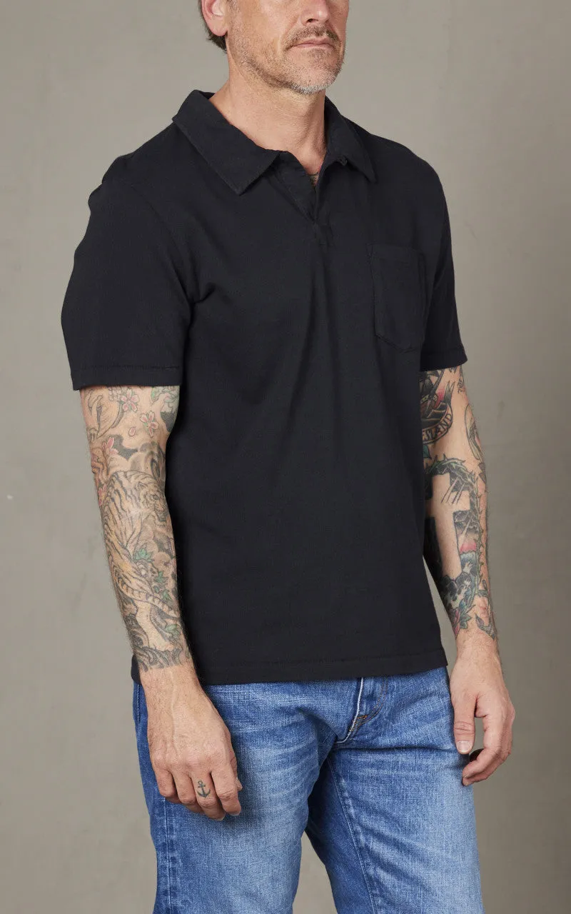 Merz b. Schwanen PLP04 Polo Shirt Charcoal sold by Cultizm product image thumbnail 3