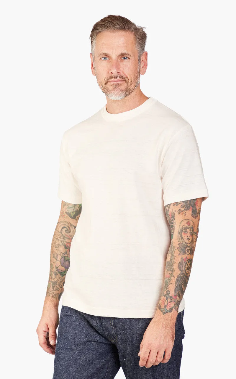 Warehouse & Co. Lot 4601 Plain T-Shirt Offwhite sold by Cultizm product image thumbnail 4