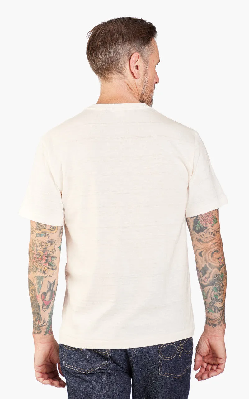 Warehouse & Co. Lot 4601 Plain T-Shirt Offwhite sold by Cultizm product image thumbnail 5