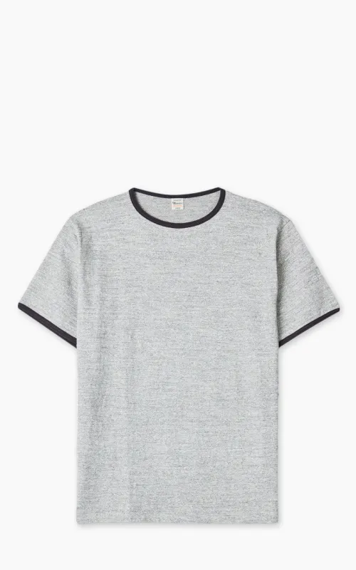 Warehouse & Co. Lot 4059 Ringer Tee No Print Heather Grey/Sumikuro sold by Cultizm