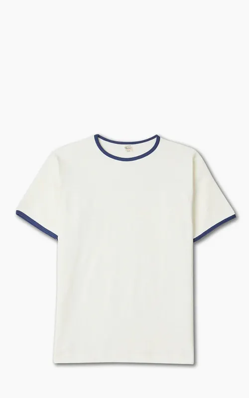 Warehouse & Co. Lot 4059 Ringer Tee No Print Cream/Navy sold by Cultizm