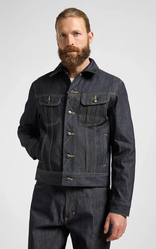 Lee 101 101 Rider Jacket Dry Blue 14.75oz sold by Cultizm