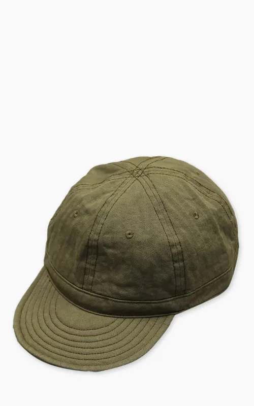 Pherrow's PWCC1 Mechanical Cap Herringbone Olive made by Pherrow's