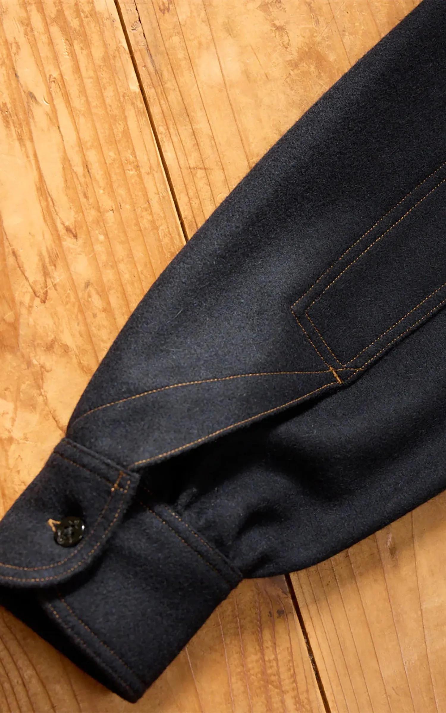 Pherrow's 25W-P.30CPO 1930s CPO Shirt Navy sold by Cultizm product image thumbnail 4