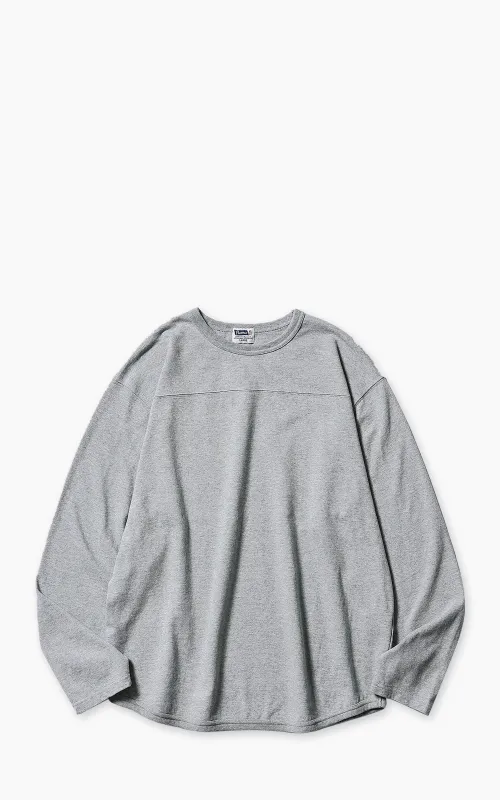 Pherrow's PLFT1 Football Longsleeve Tee Grey sold by Cultizm