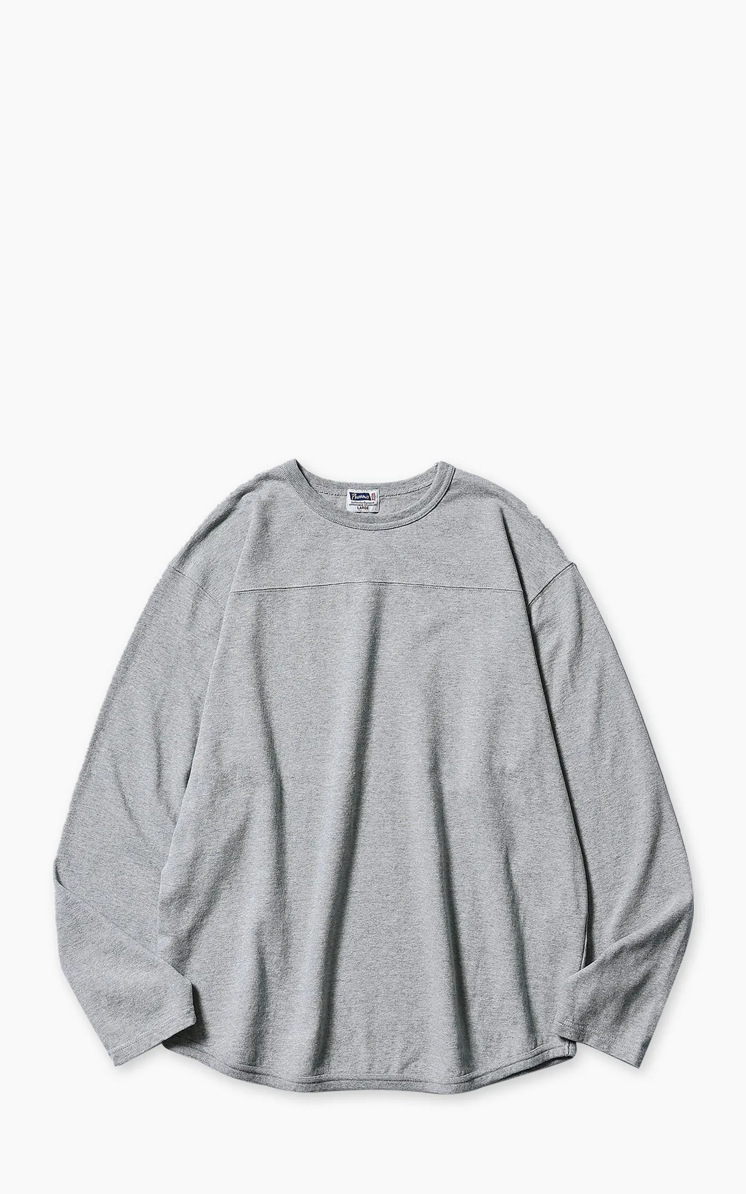 Pherrow's PLFT1 Football Longsleeve Tee Grey sold by Cultizm