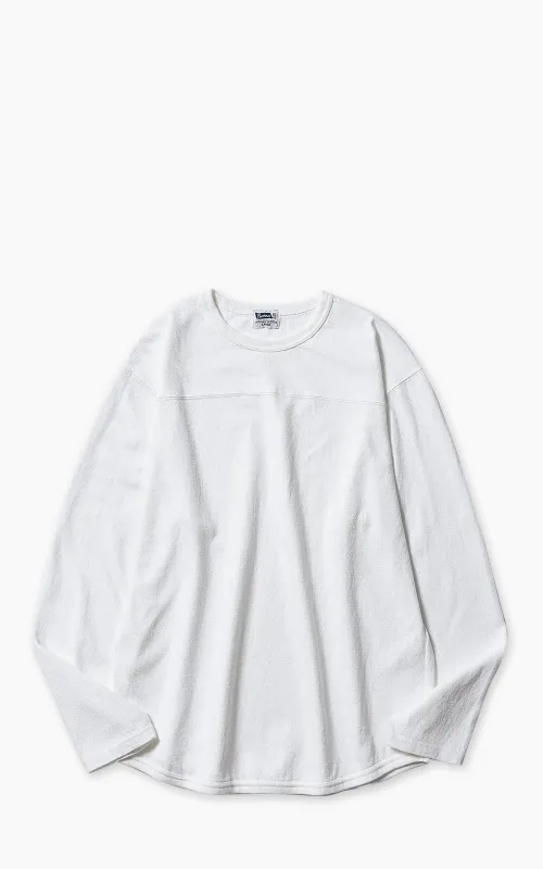 Pherrow's PLFT1 Football Longsleeve Tee White sold by Cultizm