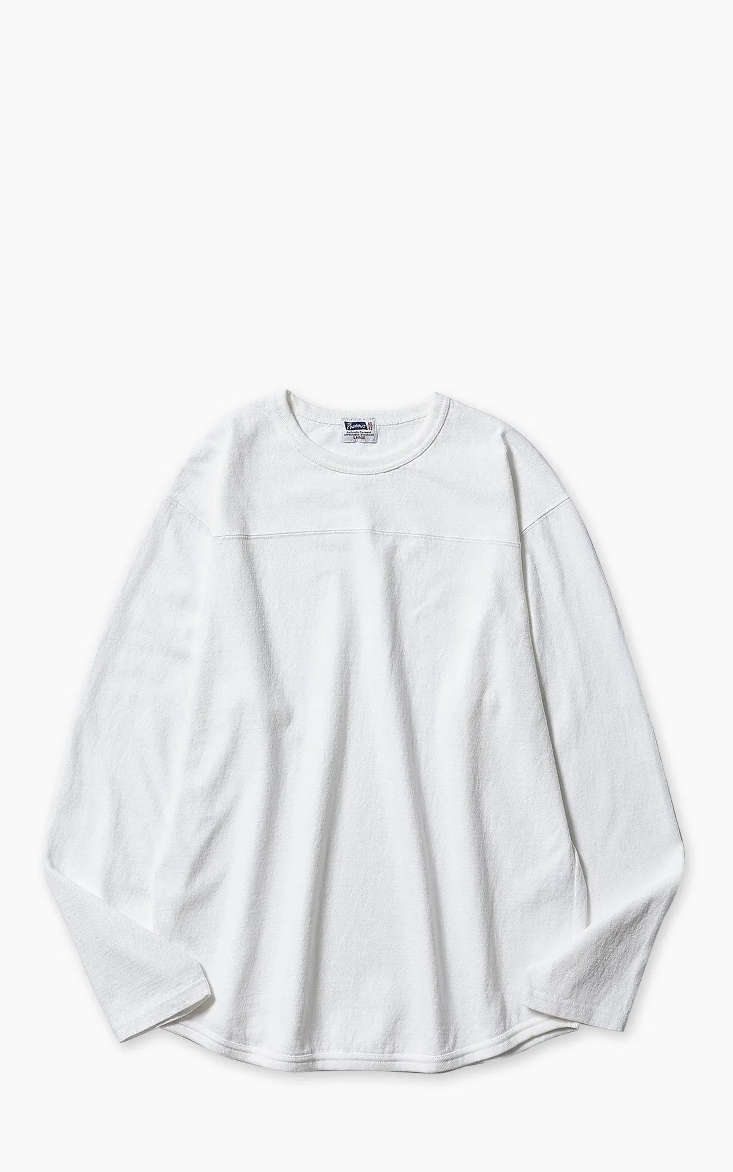 Pherrow's PLFT1 Football Longsleeve Tee White sold by Cultizm