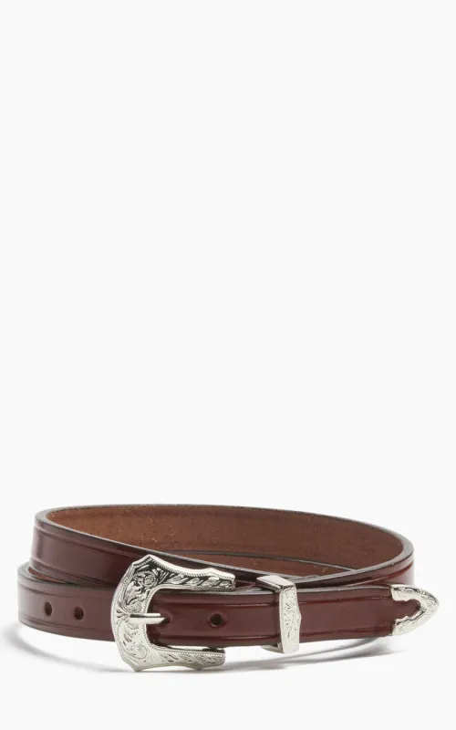 Tory Leather Bridle Leather Western Buckle Belt Oakbark made by Tory Leather