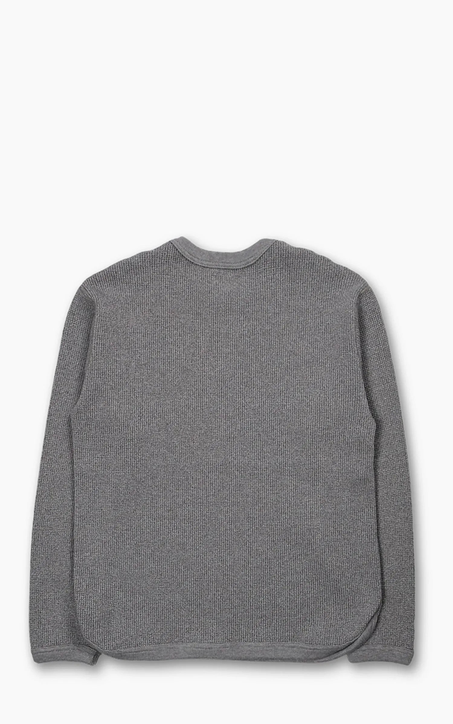 Fullcount 5964-24 Twisted Heavyweight Waffle Longsleeve T-Shirt Heather Grey sold by Cultizm product image thumbnail 2