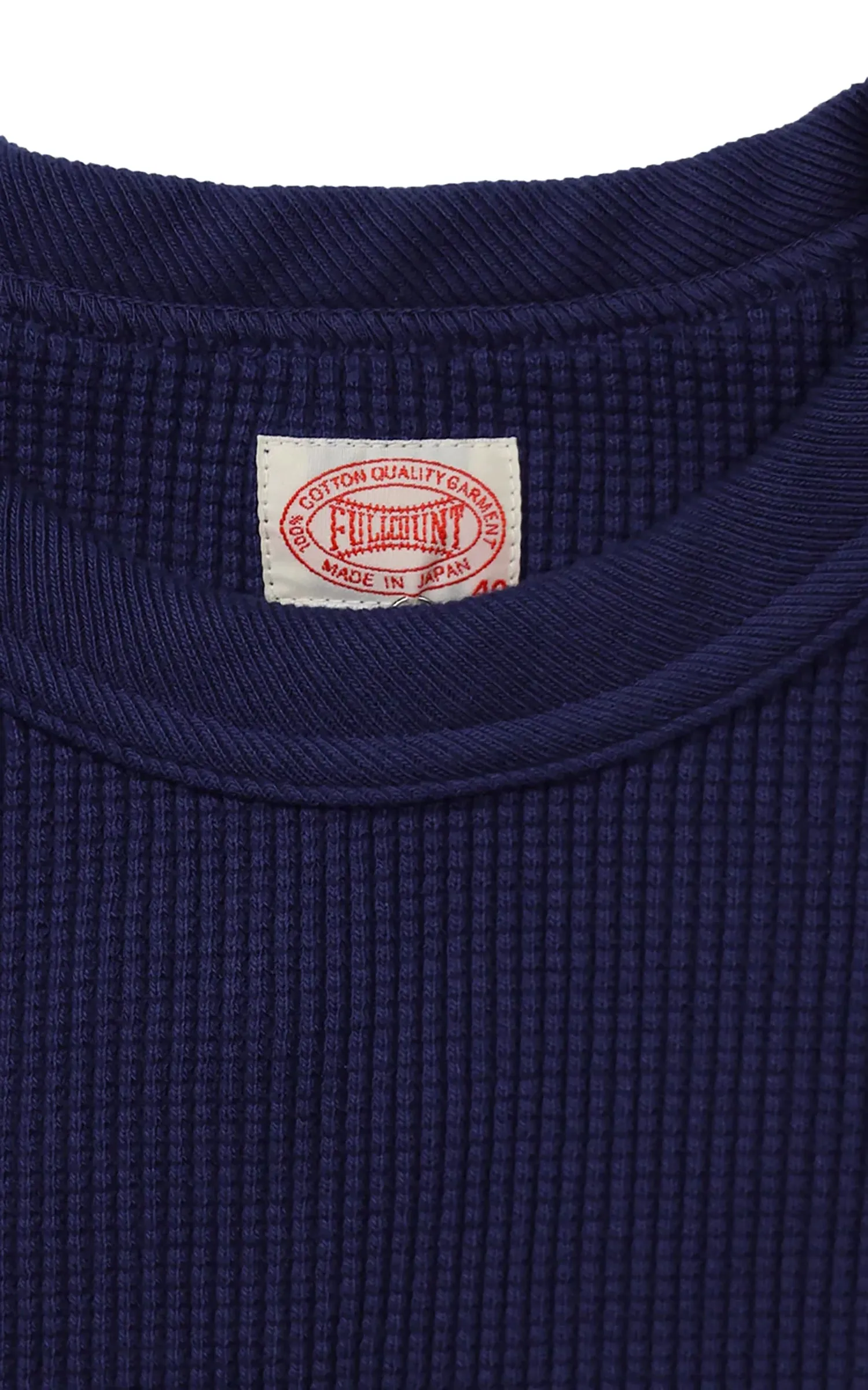 Fullcount 5964-25 Heavyweight Waffle Longsleeve T-Shirt Egg Plant sold by Cultizm product image thumbnail 2