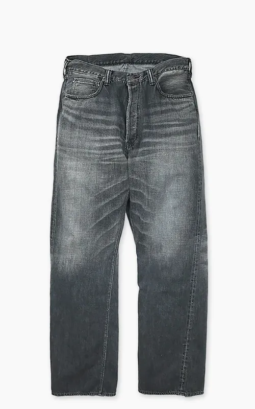 Fullcount 0105BKSSHW Wide Super Smooth Selvedge Denim Dartford Black sold by Cultizm