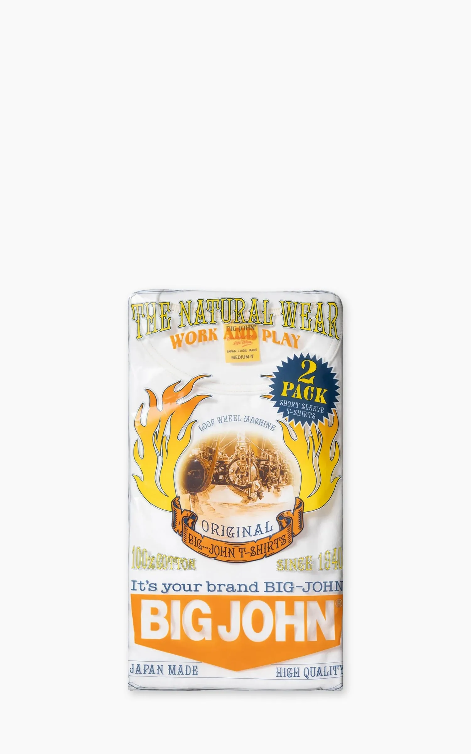 Big John Original 2-Pack T-Shirt White sold by Cultizm