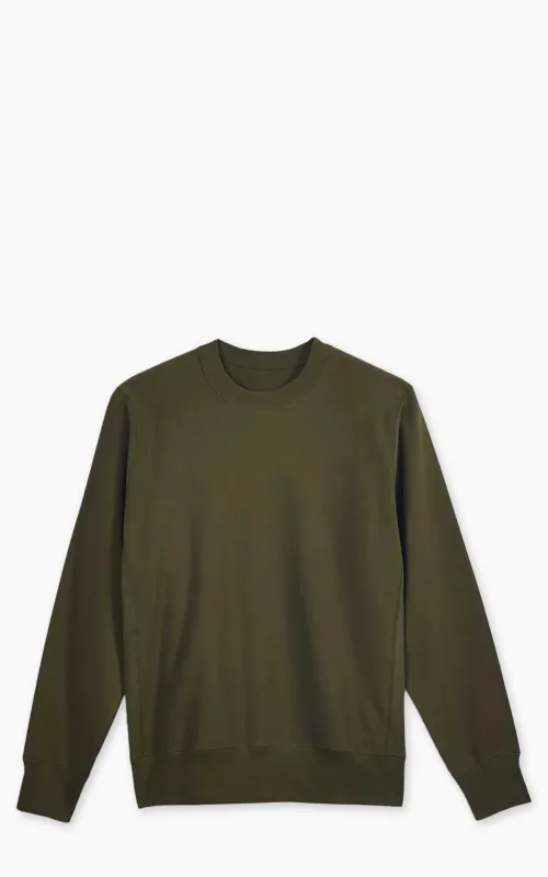 House Of Blanks Heavyweight Crewneck Sweatshirt Olive Drab sold by Cultizm