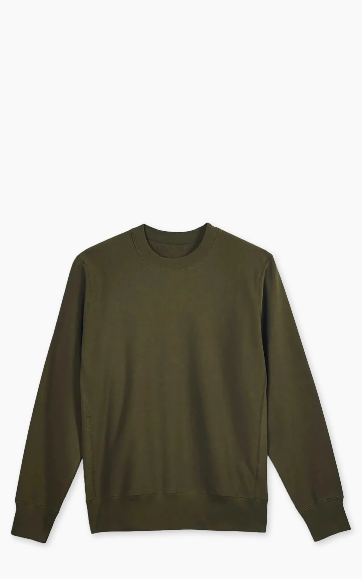 House Of Blanks Heavyweight Crewneck Sweatshirt Olive Drab sold by Cultizm