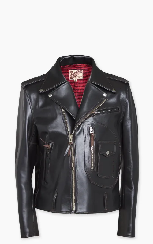 Y'2 Leather HR-55 Horsehide Leather Vintage D-Pocket Double Rider Jacket sold by Cultizm