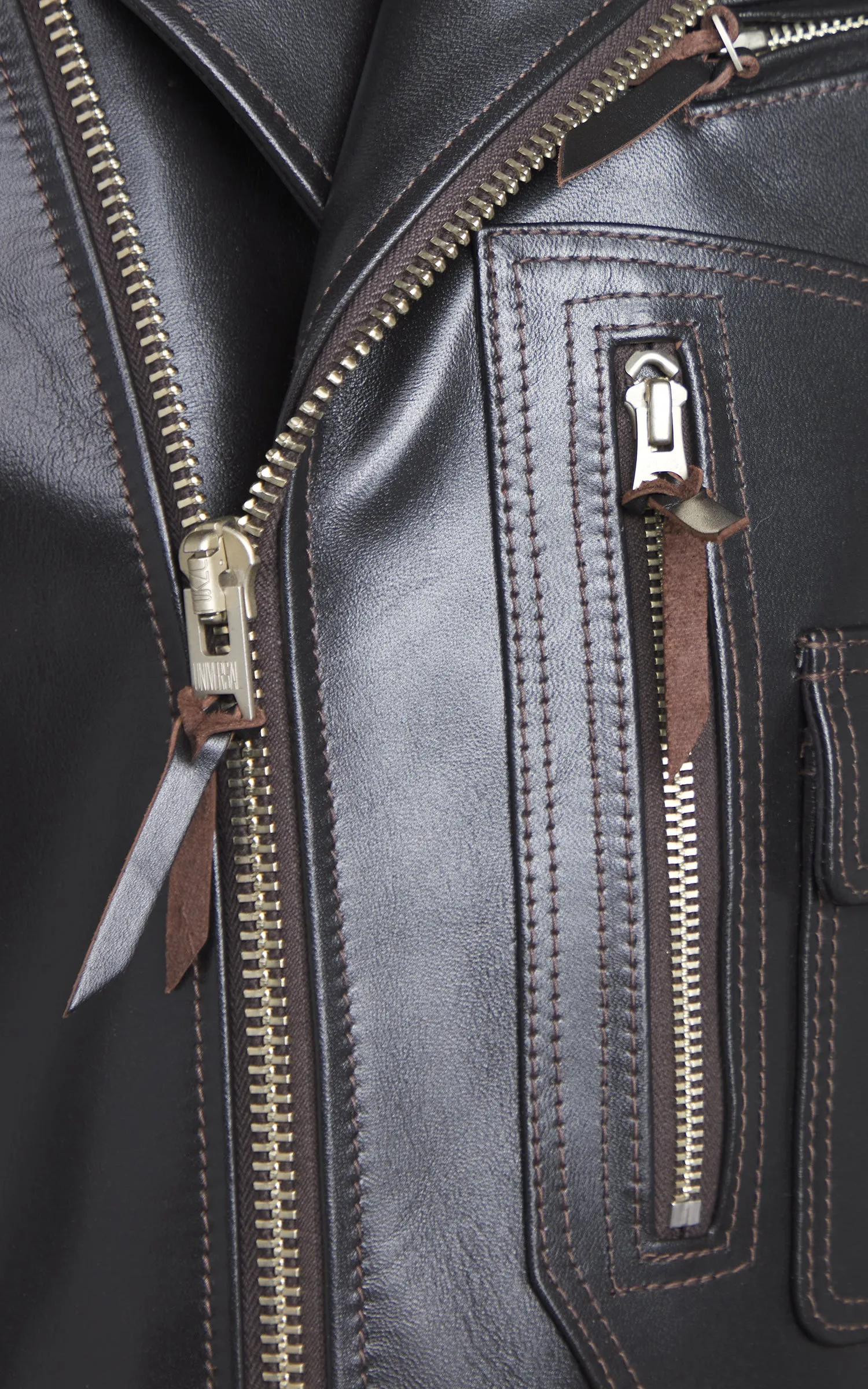 Y'2 Leather HR-55 Horsehide Leather Vintage D-Pocket Double Rider Jacket sold by Cultizm product image thumbnail 5