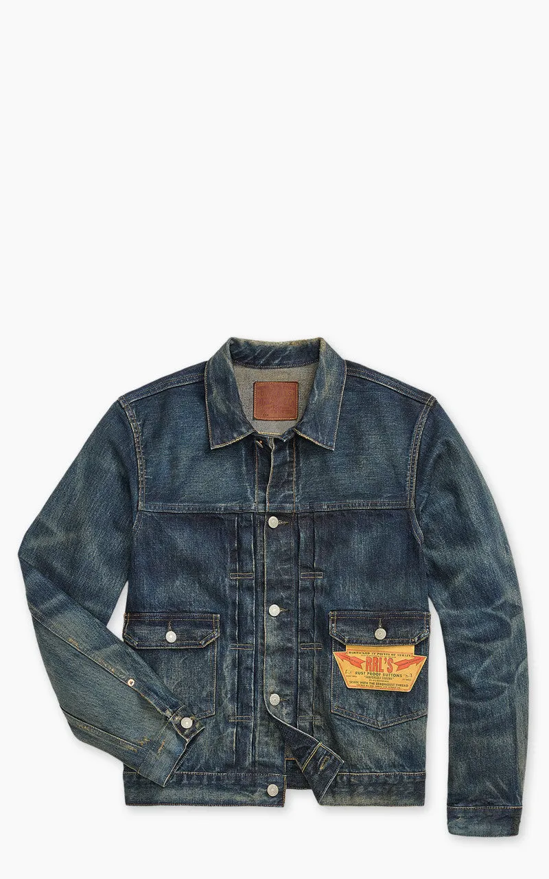 RRL Denim Trucker Type II Jacket Westview Wash sold by Cultizm