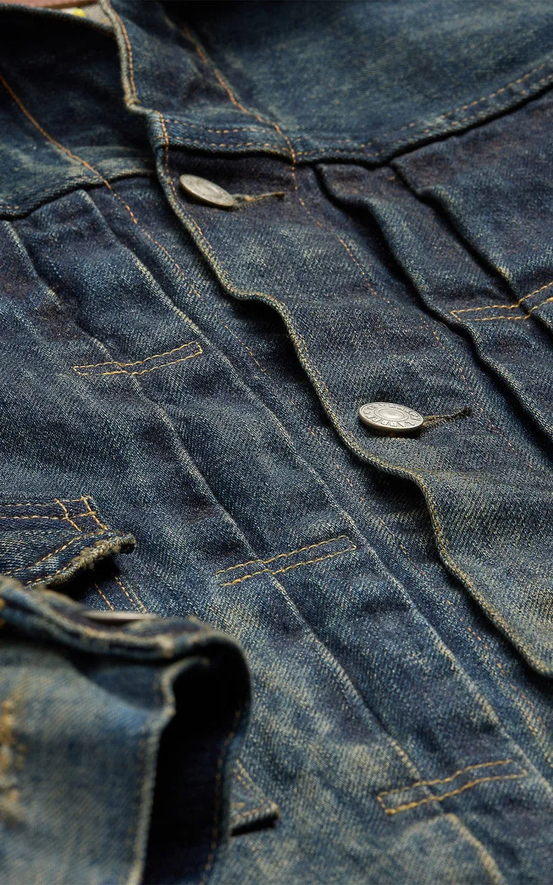 RRL Denim Trucker Type II Jacket Westview Wash sold by Cultizm product image thumbnail 4