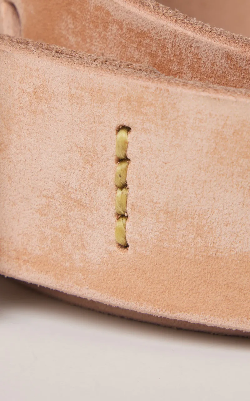 Fullcount 6211 Wild Leather Garrison Belt Natural sold by Cultizm product image thumbnail 2