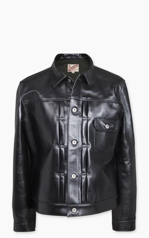 Y'2 Leather LB-140 Horsehide Aniline Type I Leather Jacket Black sold by Cultizm