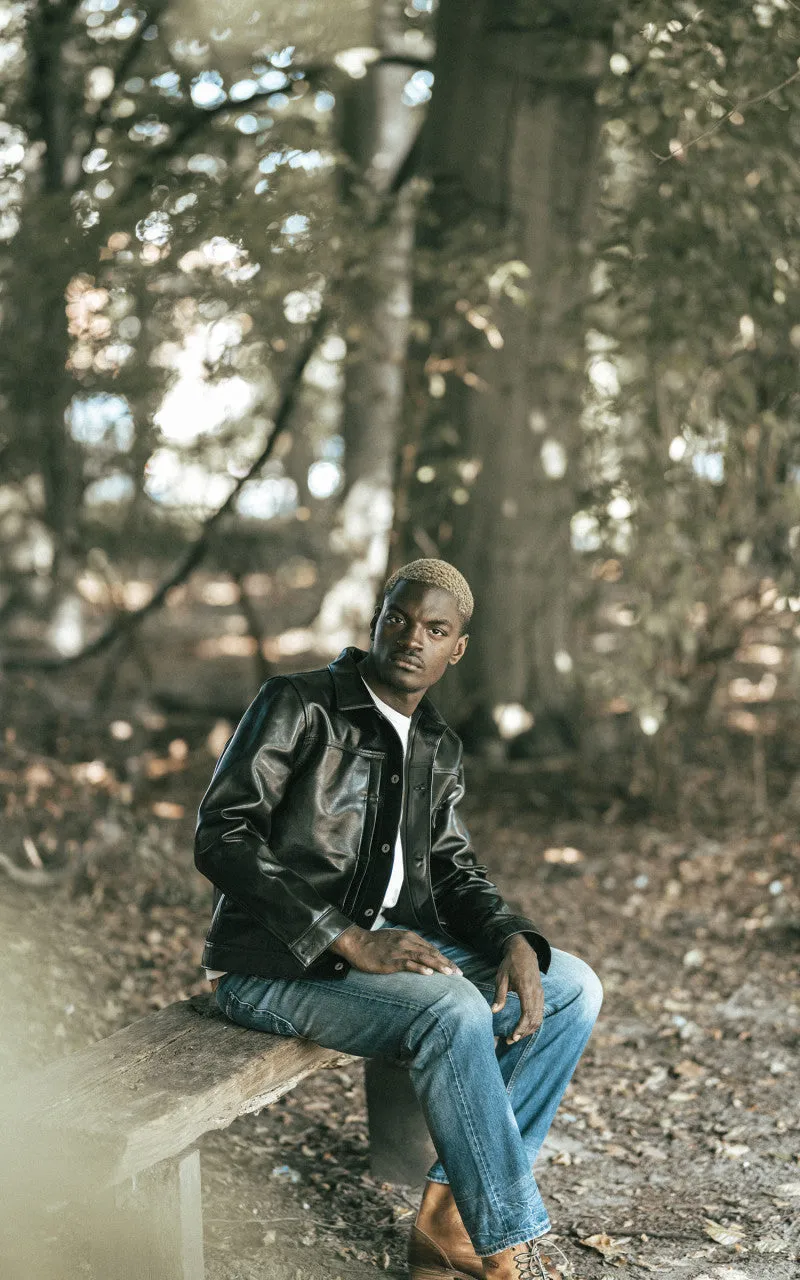 Y'2 Leather LB-140 Horsehide Aniline Type I Leather Jacket Black sold by Cultizm product image thumbnail 3