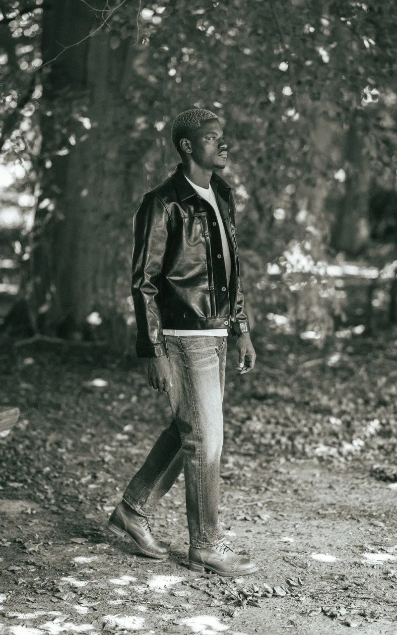 Y'2 Leather LB-140 Horsehide Aniline Type I Leather Jacket Black sold by Cultizm product image thumbnail 2