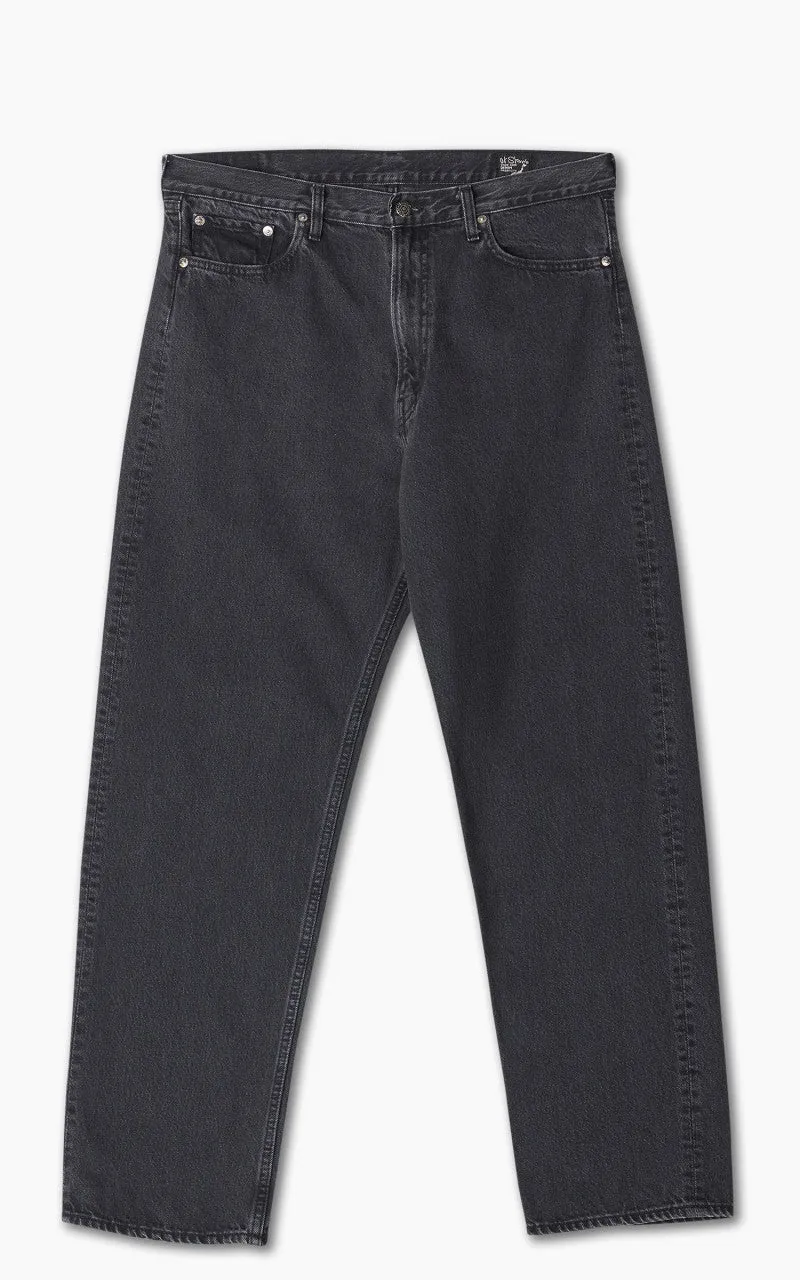 OrSlow 101 Dads Fit Denim Pants Stonewashed Black sold by Cultizm